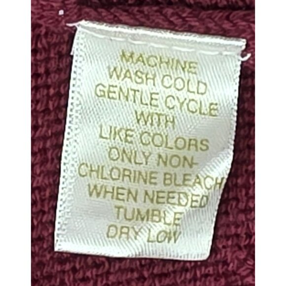 Tasso Ella Golf Maroon V-neck Argyle Sweater Size XL - Picture 4 of 6